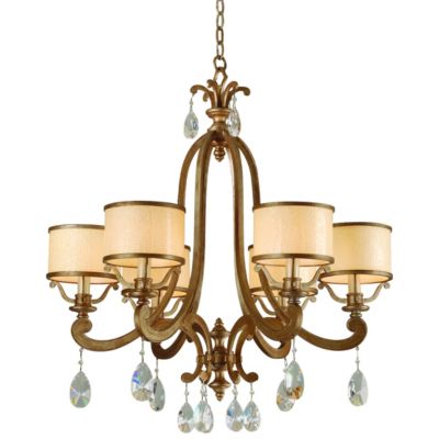 Roma 6 Light Chandelier by Corbett Lighting - Starlight Lighting USA and Canada
